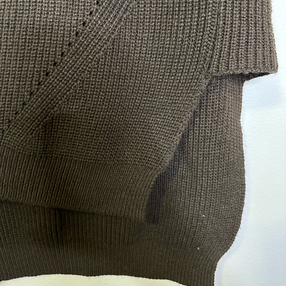 Brown Knit Vest Sweater - Picture 3 of 4